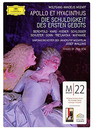 Apollo et hyacinthus, DVD