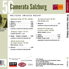 50 Years of the Camerata Salzburg - Anniversary CD-Box