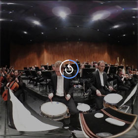 2017 Salzburg Easter Festival, This is what it looks like to a musican in an orchestra - 360° 